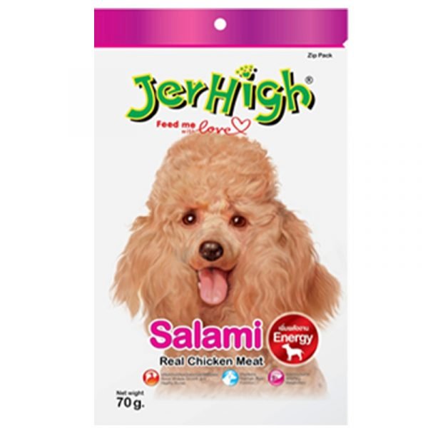 Zoom the image with the mouse JerHigh Salami Dog Treats