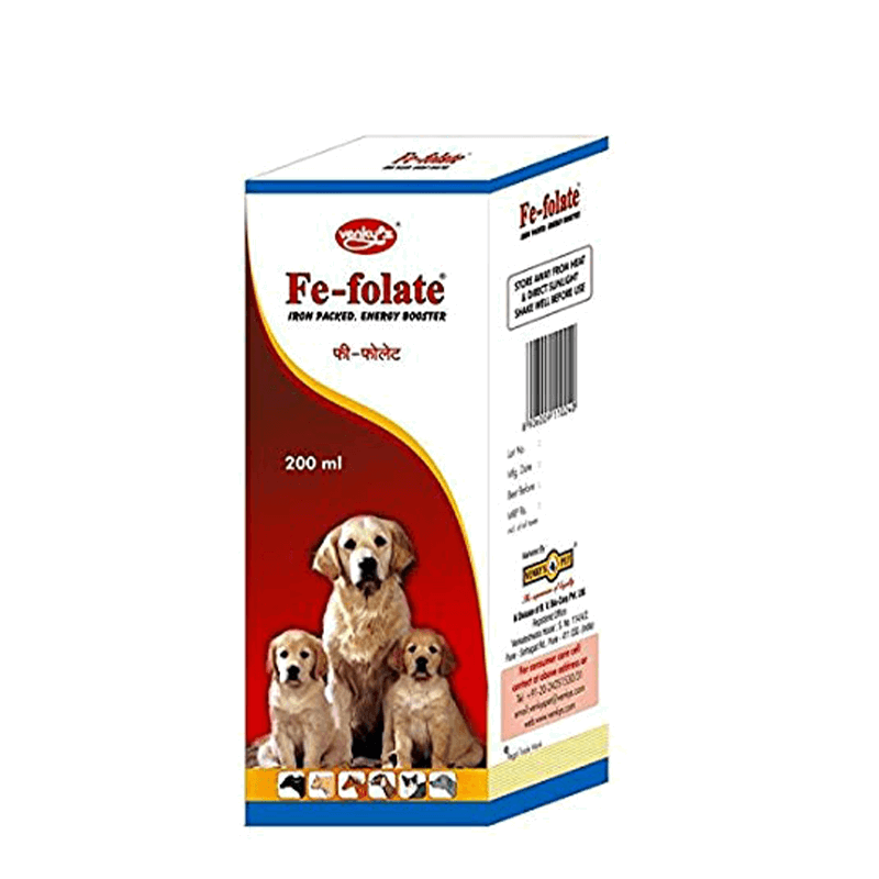 Folate supplement for clearance dogs